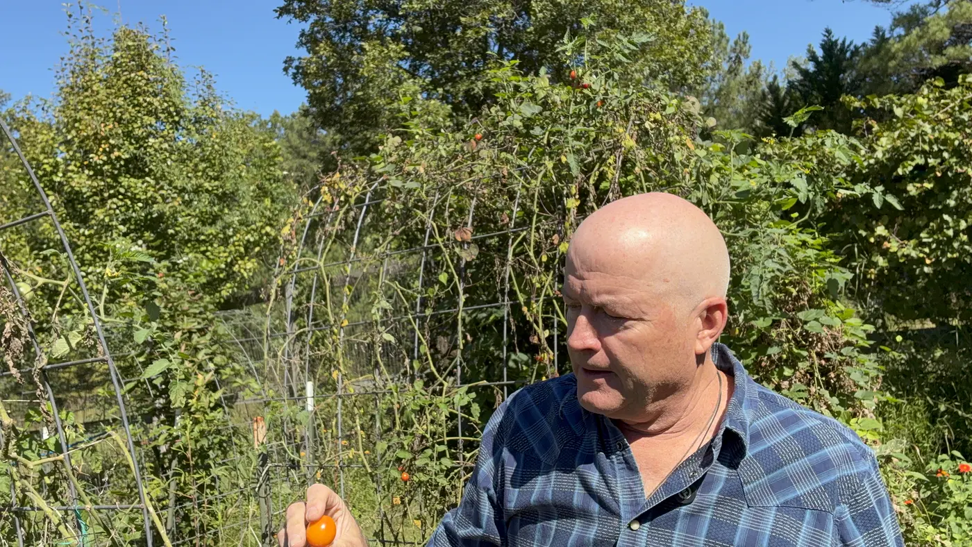 The garden at Ecology of Health in North Carolina
